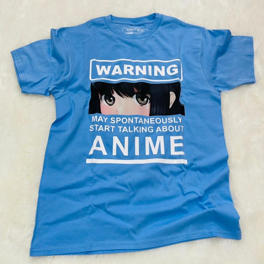 Tshirt Warning Kawaii Eyes Girl Anime Kirei