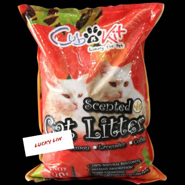 Pasir kucing wangi cubnkit 10L pasir / pasir kucing gumpal 12L / cub n kit 10L