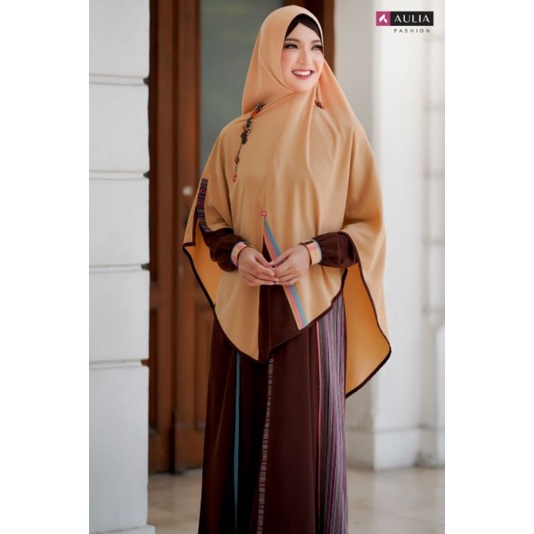 Set GAMIS SACHIE CHOCOLATE Pastel Yellow by AULIA fashion