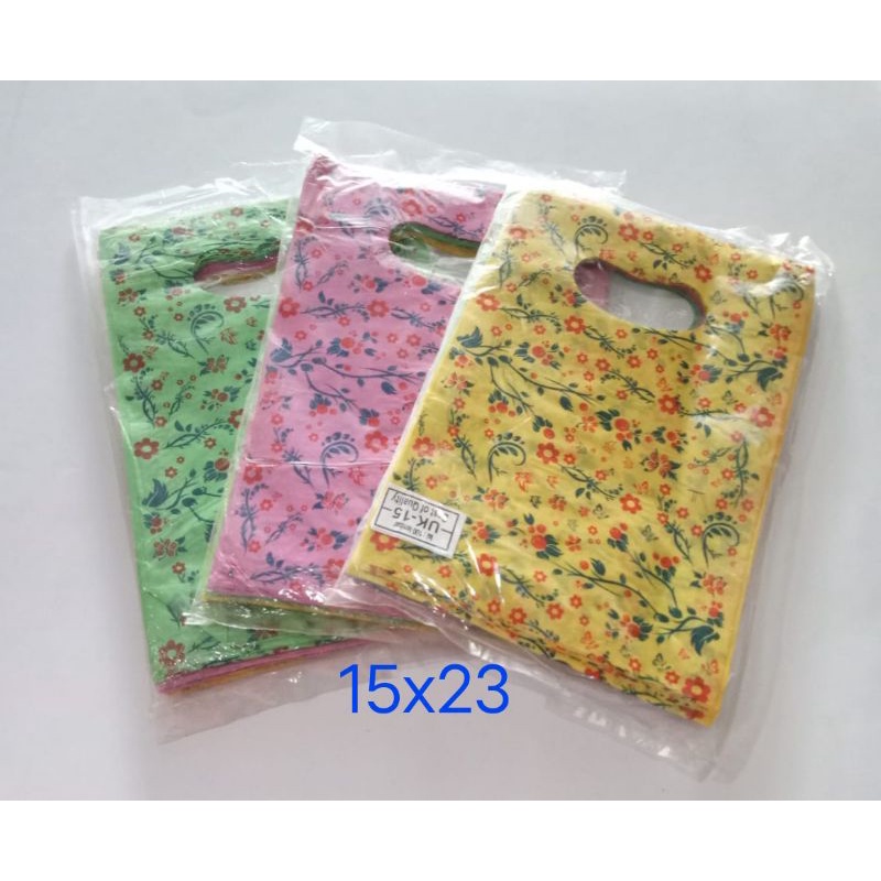 

Plastik tas olshop pond oval motif kecil uk 15x23