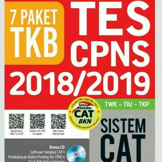 Panduan Sukses Tes CPNS 2018/2019 Sistem CAT (7 Paket TKB)