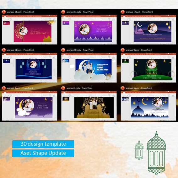 Instanppt Template Video Ucapan Lebaran Hari Raya Idul Fitri Premium Template Powerpoint Premium