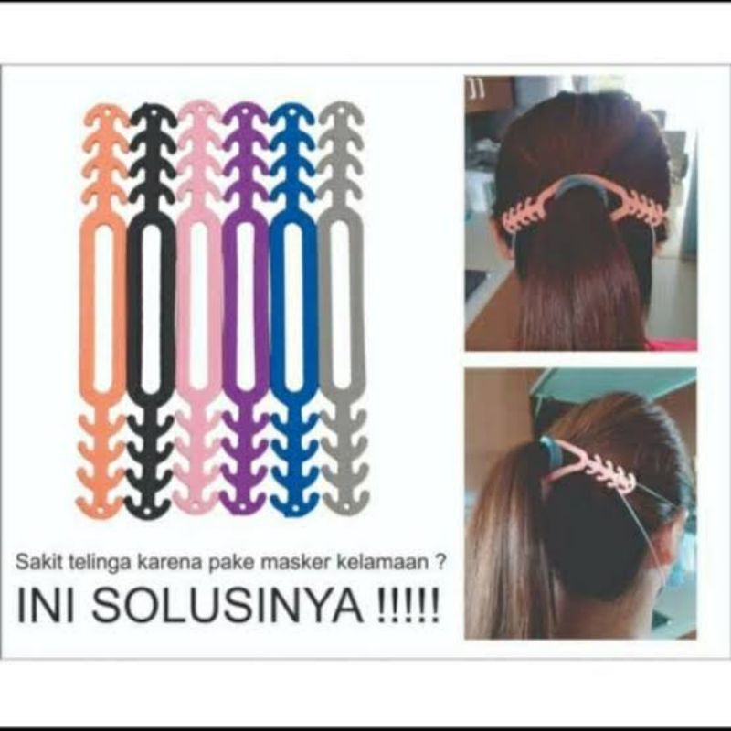 PENGAIT MASKER EARLOOP /KONEKTOR MASKER SILIKON