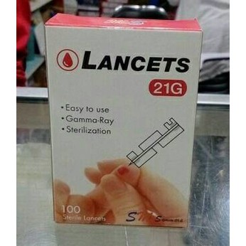 BLOOD LANCET SAMORA 21G ISI 100