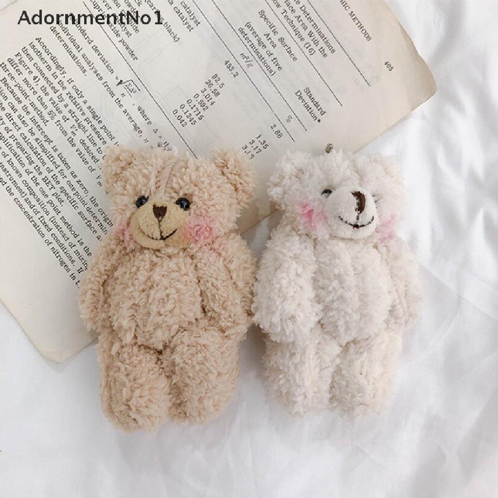 (AdornmentNo1) Gantungan Kunci Boneka Beruang Bahan Plush Lembut