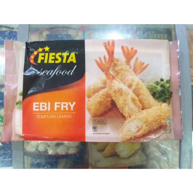 

Fiesta seafood ebi fry 160gr isi 8pcs