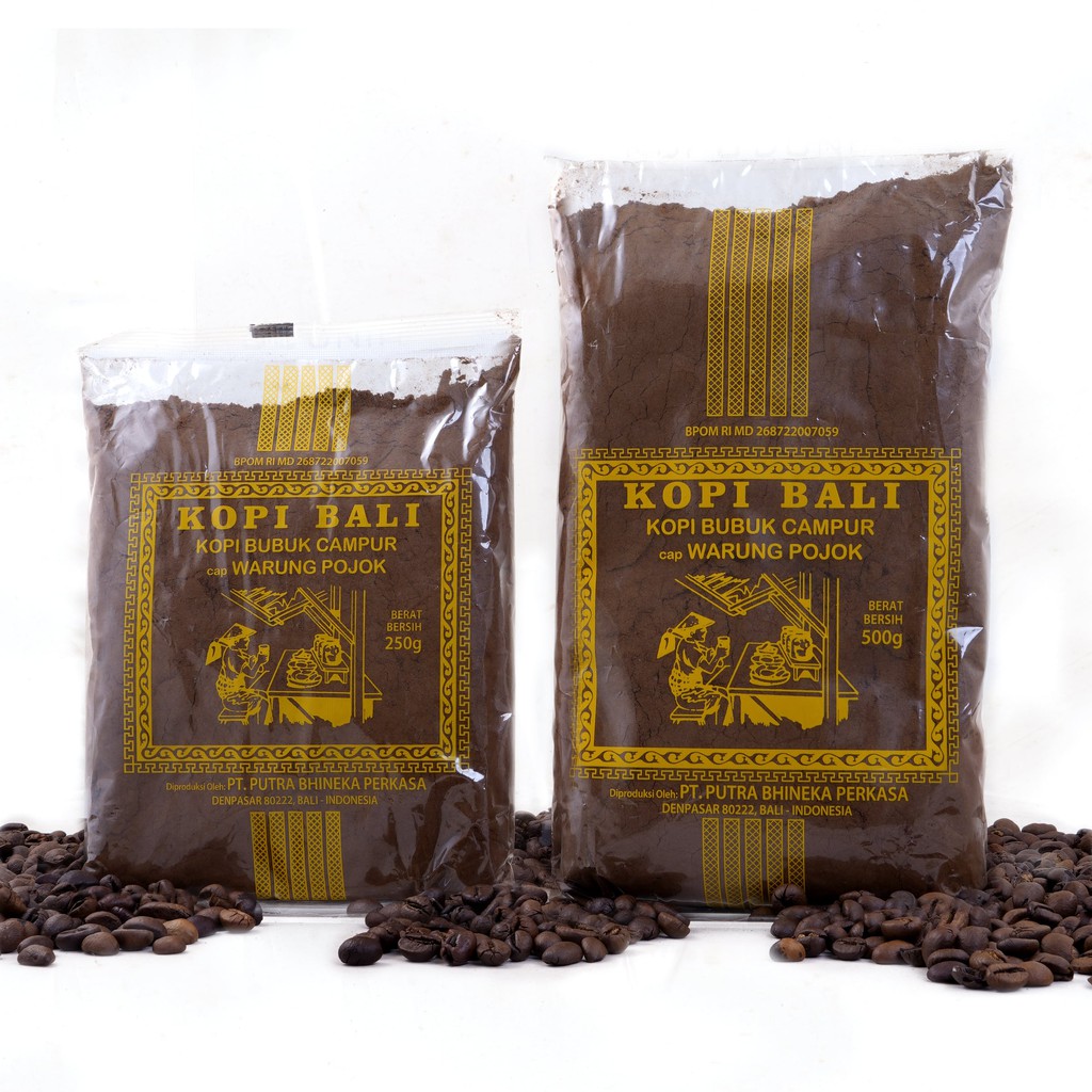 

Kopi Bali Cap Warung Pojok Cap Kupu Kupu Bola Dunia 250gr | 500gr