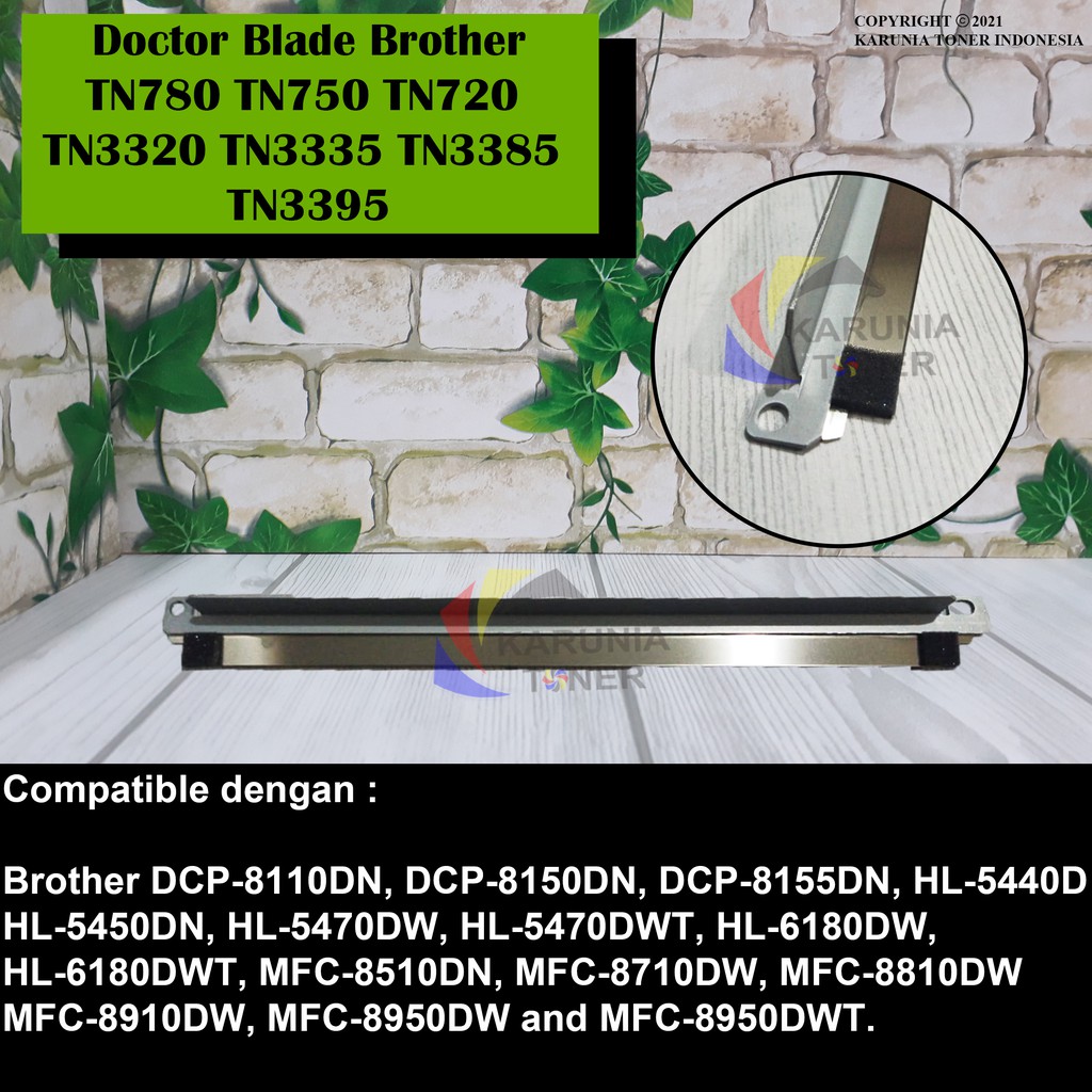 Doctor Blade For Brother TN750 TN780 DCP 8110 8150 8155 8250