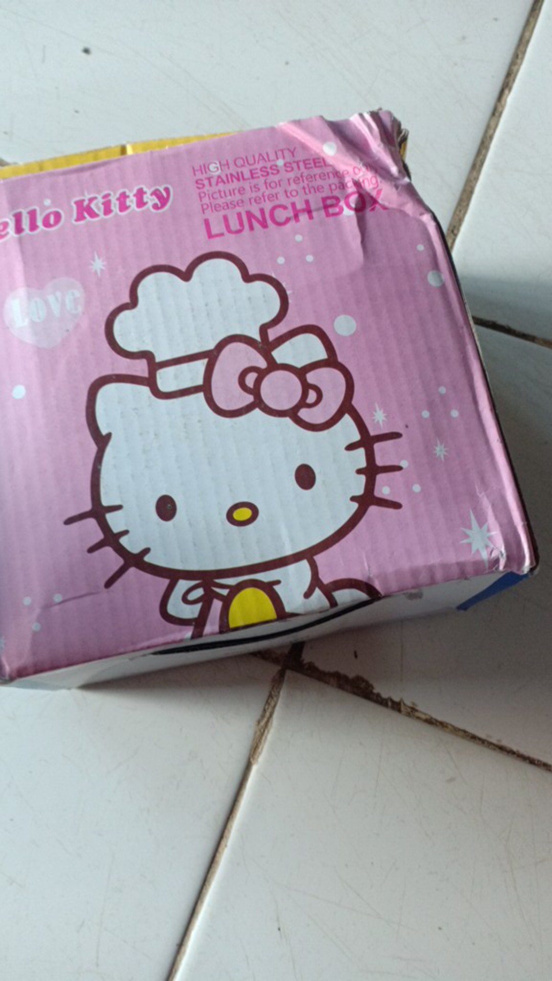 Rantang 1 Susun Jepit  Karakter/ Lunch Box 1 Tingkat / Rantang Stainless Jepit Polos