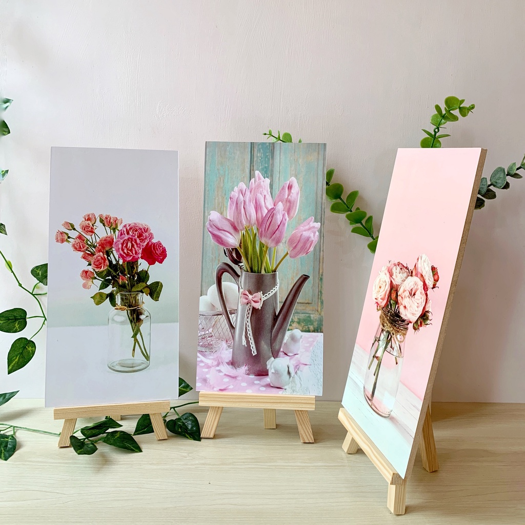 HIASAN DINDING BUNGA FLOWERS (15X30 CM) BUNGA WALL DECOR HIASAN DINDING KAMAR PAJANGAN RUANGAN