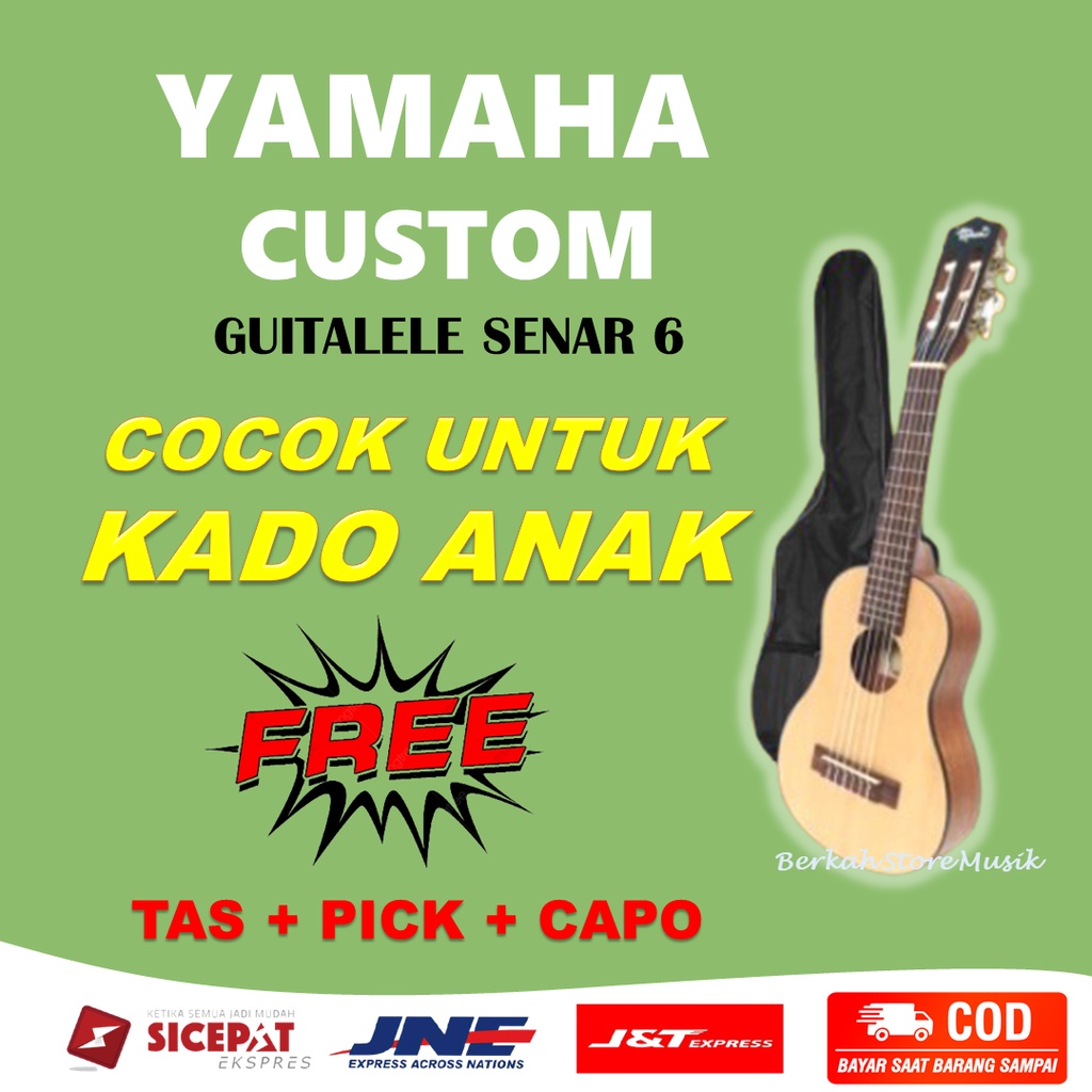 Gitar mini lele guitalele Ukulele Junior Yamaha GL 1 Senar 6