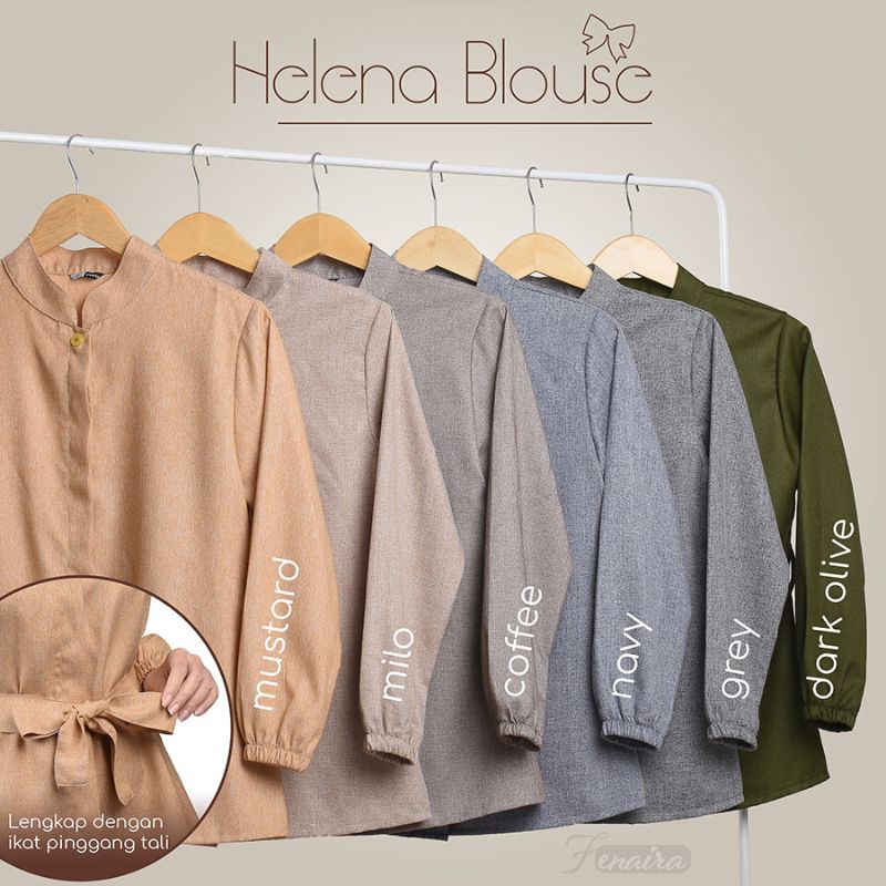 Helena Blouse / Madinah Cotton Blouse / Blouse Katun Madinah