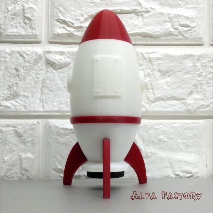 Mainan anak laki perempuan edukasi Rocket Roket Nussa Nasa Pesawat