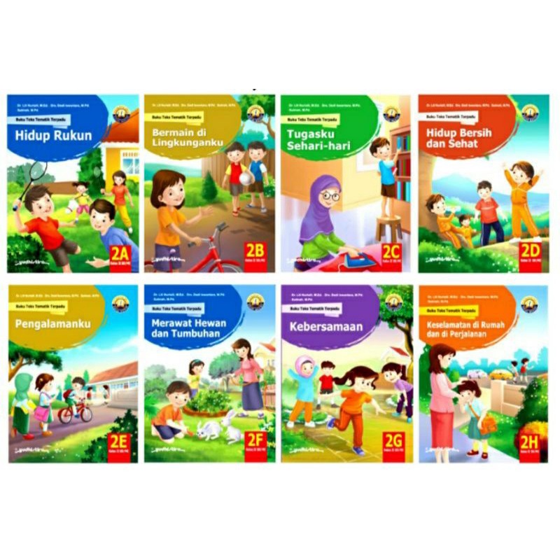 Buku Tematik Kelas 2 Yudistira (Bekas Pakai) 2A, 2C, 2D, 2E, 2F, 2G, 2H