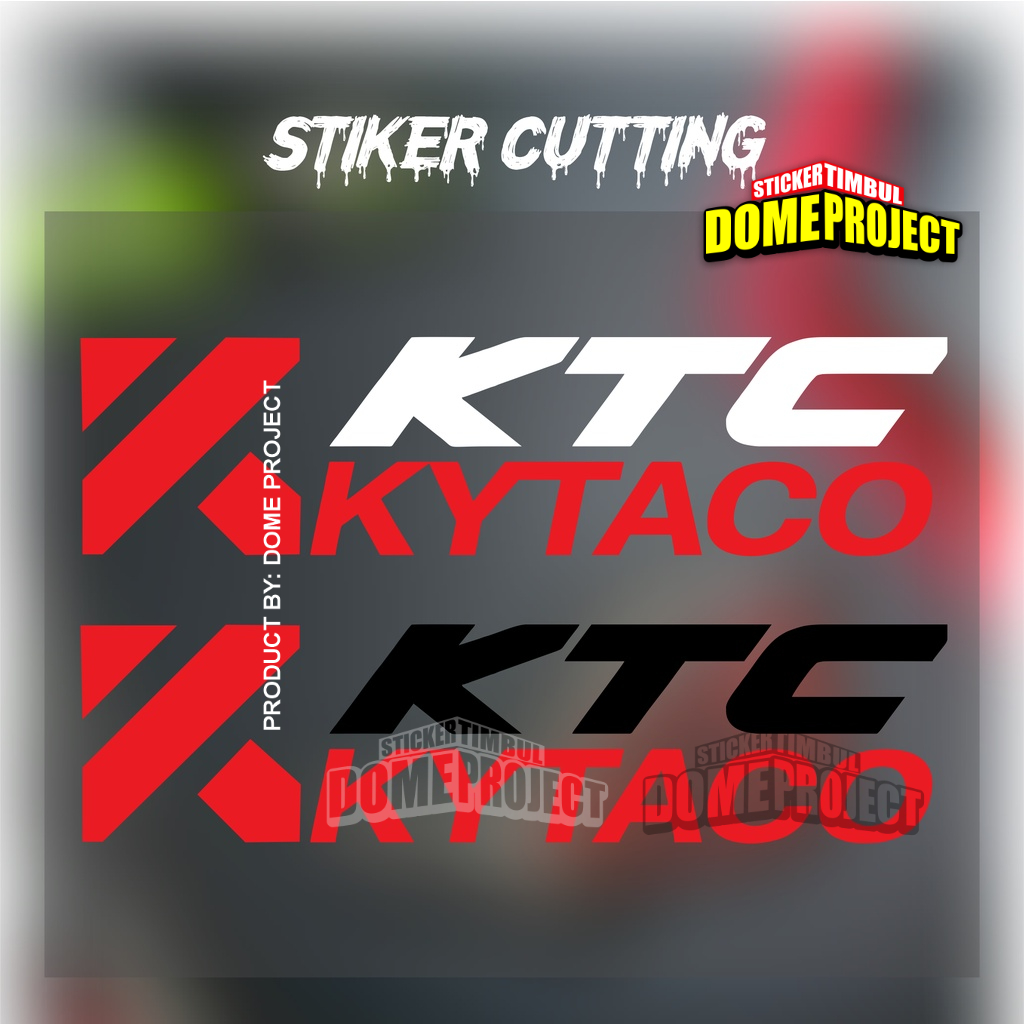 STIKER CUTTING KTC 2 VARIAN WARNA PREMIUM GRADE