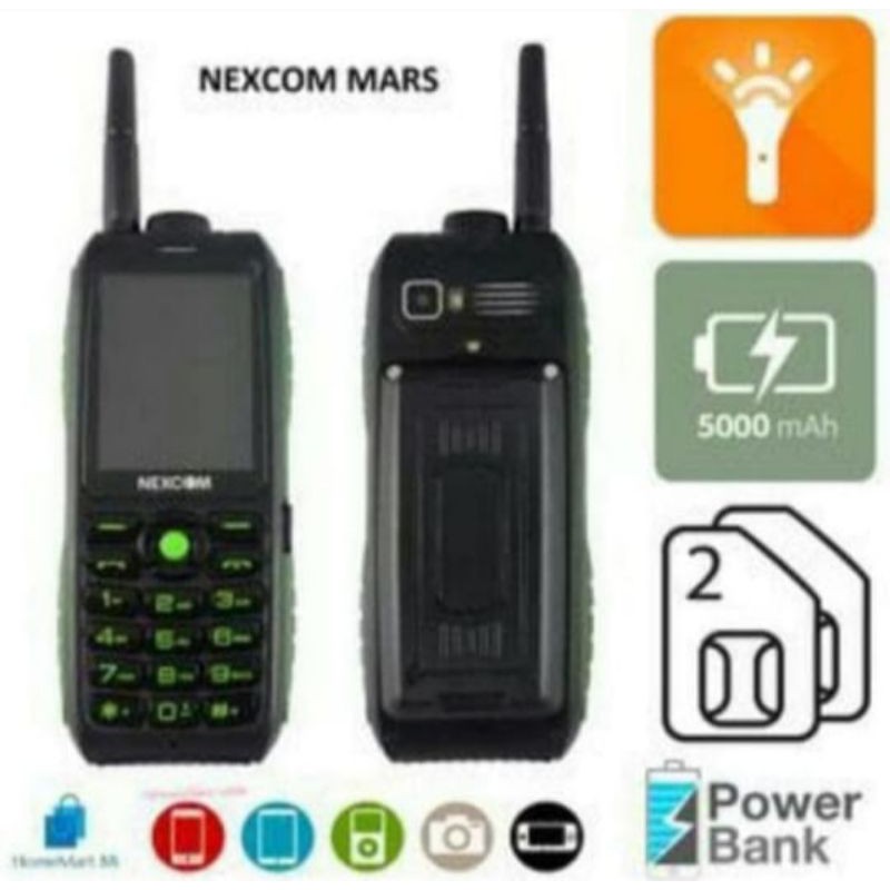 NEXCOM MARS BIG BATTERY 100% ORIGINAL GARANSI RESMI 1 TAHUN