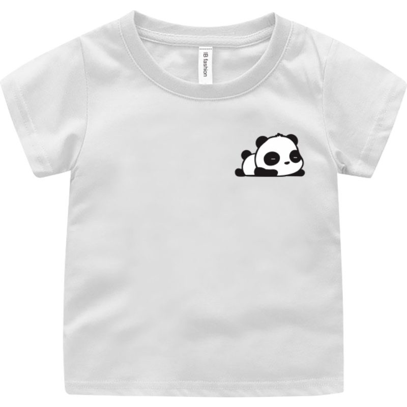 ((IB))KAOS ANAK2 UNISEX/LOGO PANDA SABLON DIGITAL