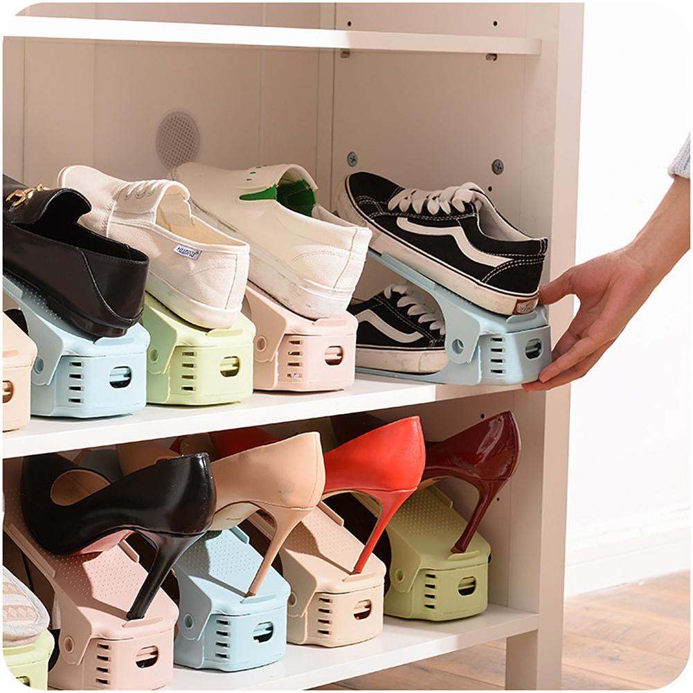 Shoe Storage Rack Creative Shoe Rack Shoes Shelf Portable Household Shoes Storage Supplies Home Shopee Indonesia