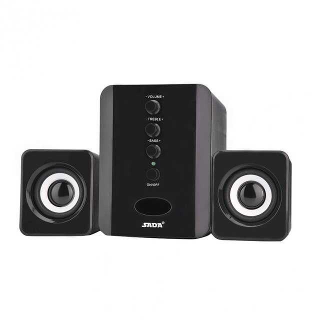 Speaker spiker salon pemutar music lagu mp3 Stereo 2.1 with Subwoofer & USB Power/spiker komputer/de