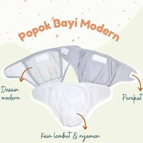 Fluffy popok perekat ISI 3PCS popok bayi modern