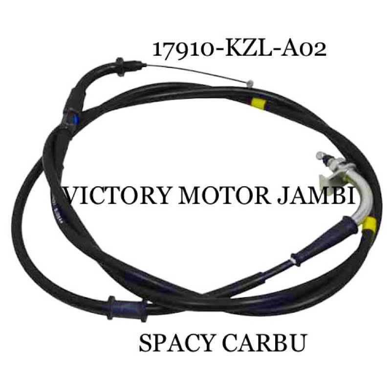 KABEL GAS CABLE COMP THROTTLE SPACY CARBU 17910-KZL-A02 HONDA AHM