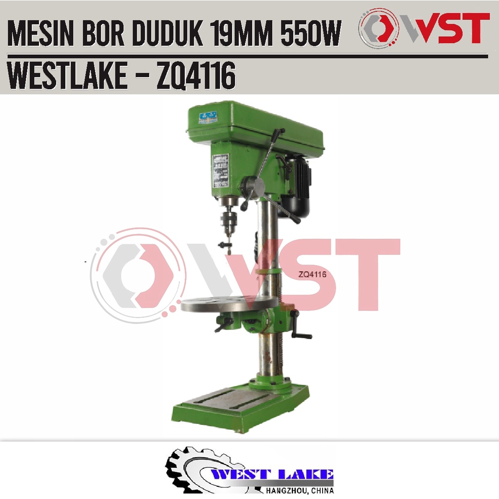 Mesin Bor Duduk 19mm Westlake ZQ4116 / Bench Drill ZQ 4116 550W