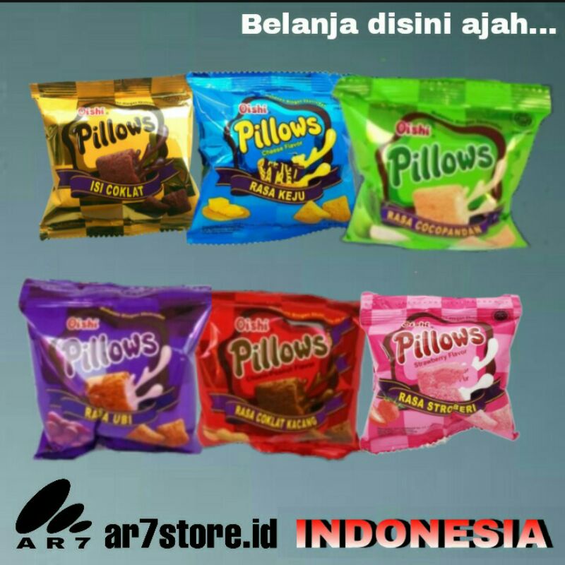 

PILLOWS Oishi all varian 1 pack isi 20 pcs @7gr