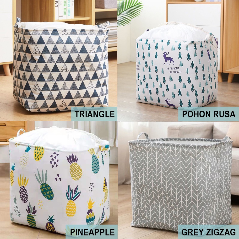 Storage Bag Organizer 100 Cloth Kotak / Box Tempat Penyimpanan Pakaian