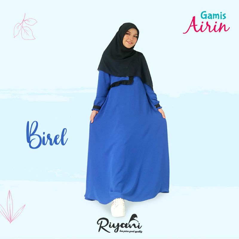 Gamis Airin By Riyani/gamis riyani/gamis simple/gamis syar'i