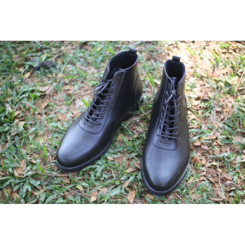 SEPATU BOOTS KULIT ASLI SEPATU KULIT PRIA MODEL MOZZA