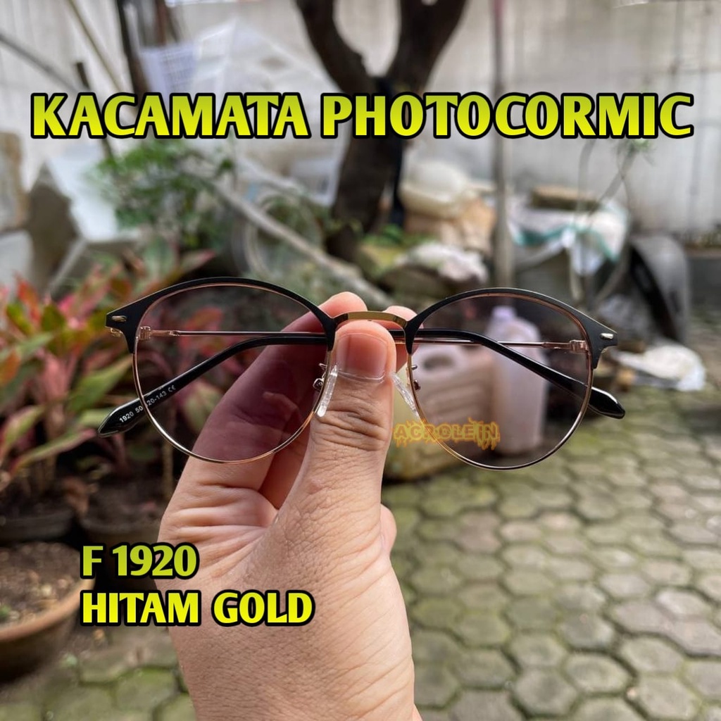 [TERMURAH] Kacamata Photocromic Korea / Anti Radiasi 2 In 1 Potokromik Photochromic Pria Wanita Fotocromic Potocromic