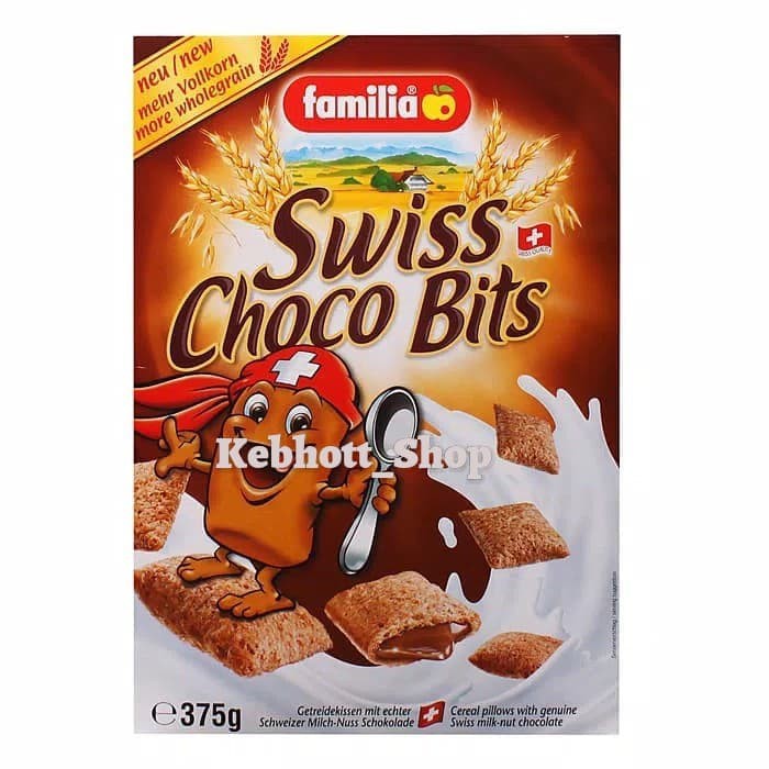 

Sereal Familia Swiss Choco bits Chocolate Cereal Cereals 375g Familia