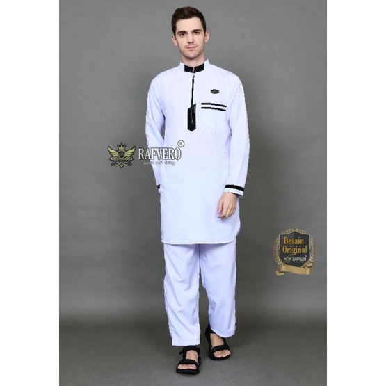 Setelan Pakistan Fathan ORIGINAL RAFVERO - SETELAN BAJU MUSLIM PRIA