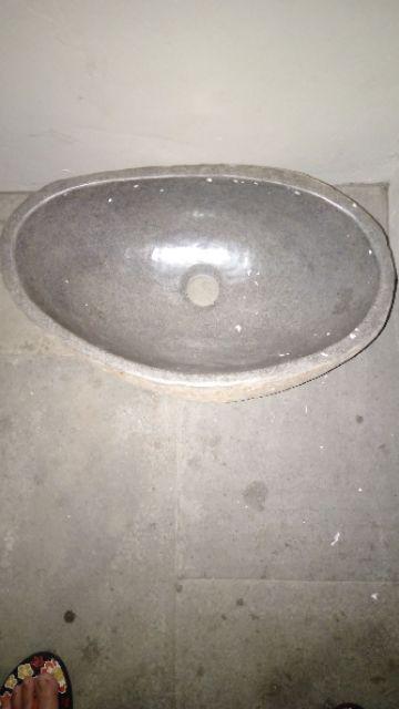 Wastafel Cuci Tangan Piring Dll Bentuk Natural Asli Bahan Batukali Batualam Tulungagung Ragilshop