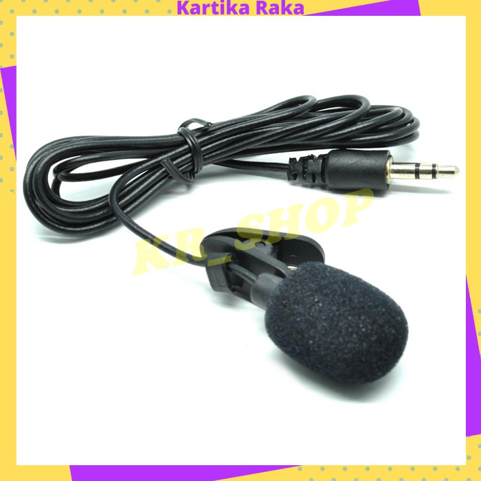 KR 3.5mm Microphone with Clip for Smartphone / Laptop / Tablet PC