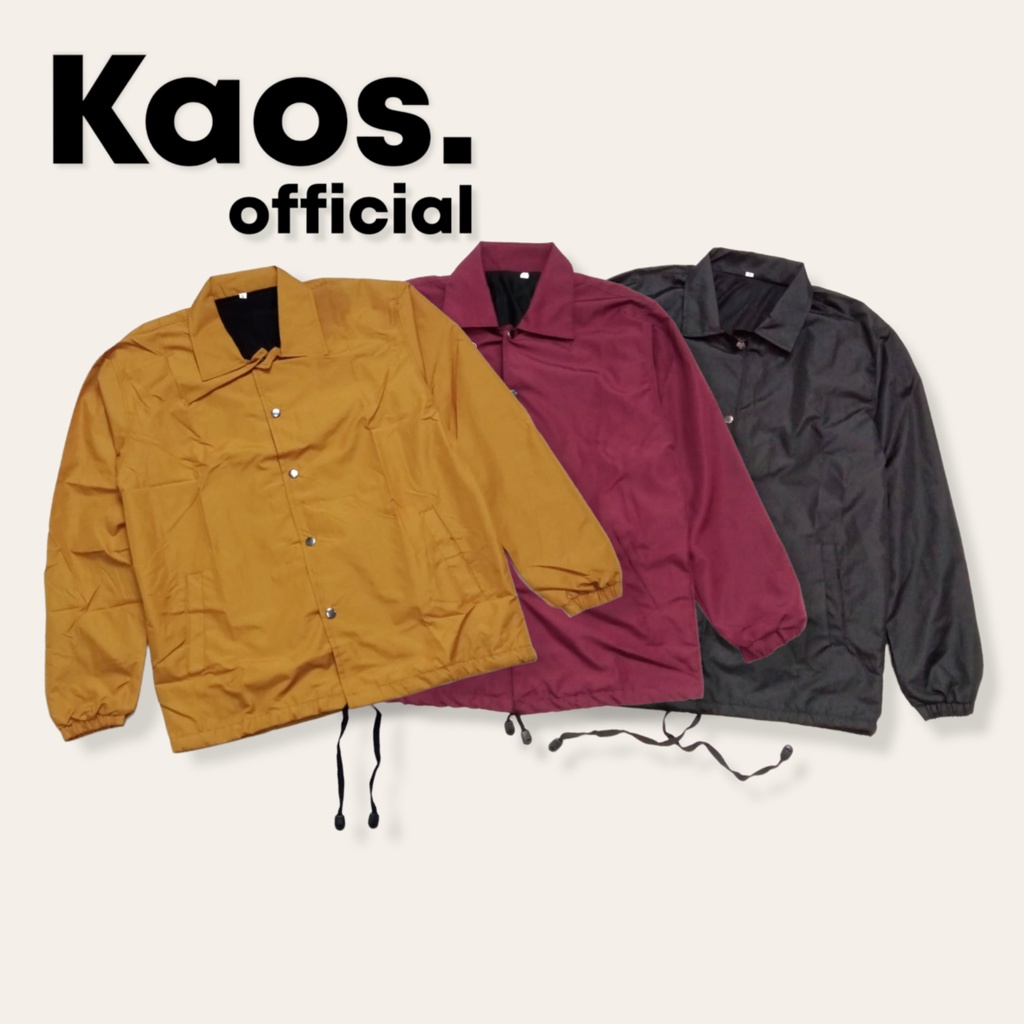 COACH JACKET POLOS PREMIUM PRIA/WANITA WATERPROOF