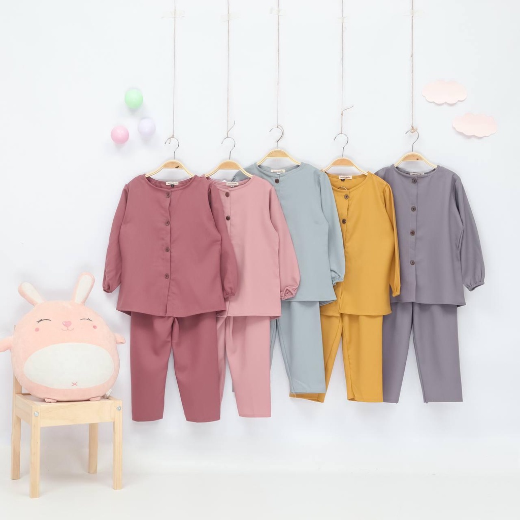 Setelan muslim anak perempuan baju muslim anak perempuan 2 3 4 5 6 tahun baju gamis anak perempuan