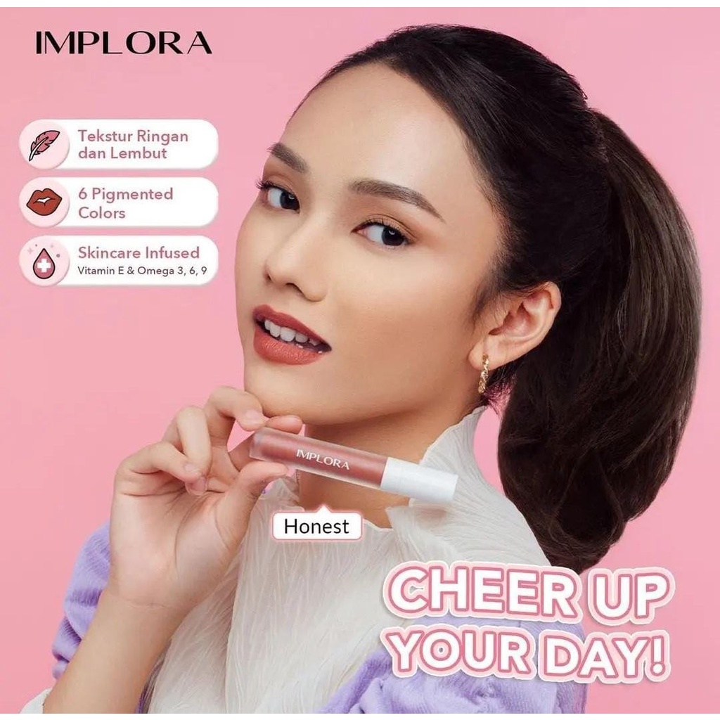 BELLA - [ IMPLORA ] LIP VELVET MATTE CREAM | SMOOTH &amp; LIGHT ORIGINAL