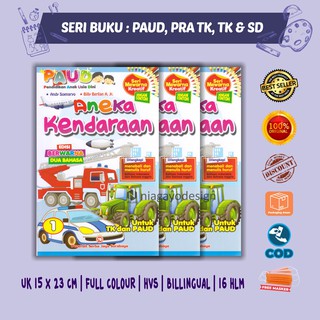  Buku  Anak  Seri Mewarnai Kreatif Aneka Ikan Kendaraan 