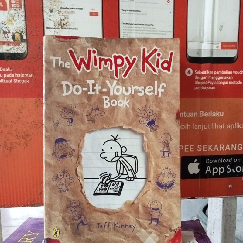 the Wimpy Kid Do-it  Yourself book