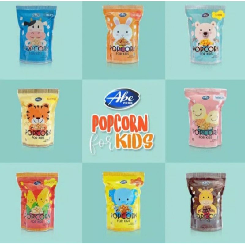 

Snack Popcorn Premium Anak-Anak Abe Popcorn Snack For Kids 80gr