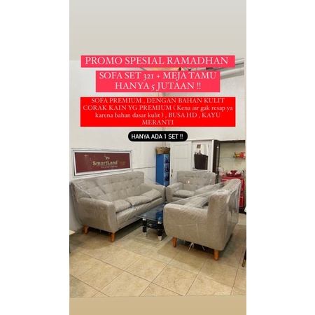 Promo sofa set 321