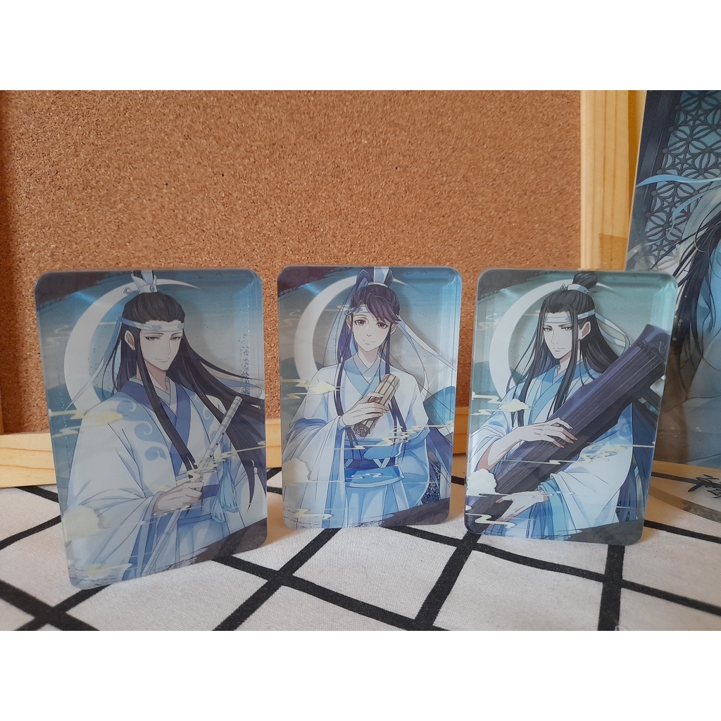 MDZS Mo Dao Zu Shi x Nanmanshe Quicksand PVC Acrylic Card Lan Xichen Lan Sizhui