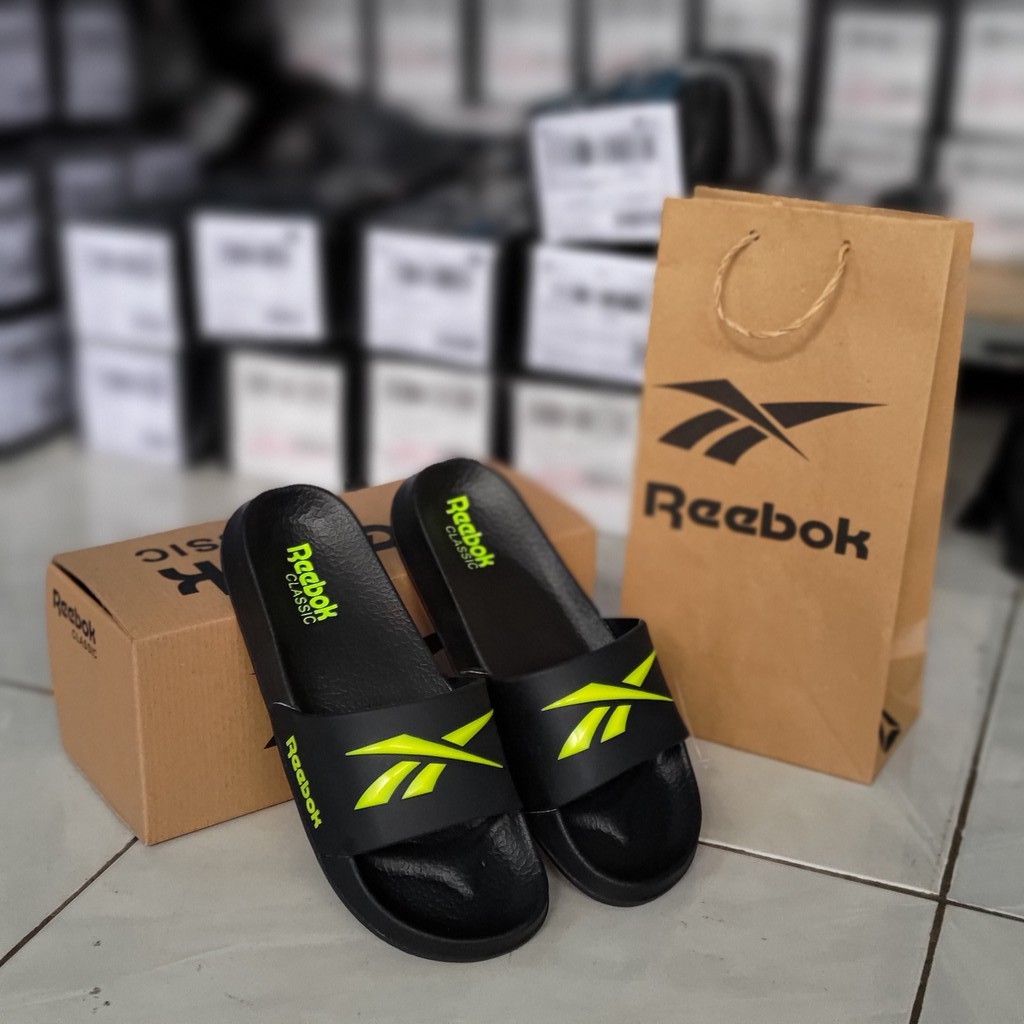 SANDAL PRIA reebok CLASSIS SLOP SLIDE SLOT SLIP SENDAL SELIP ON original