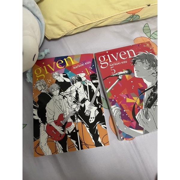 Given Manga 1 & 5 English Original