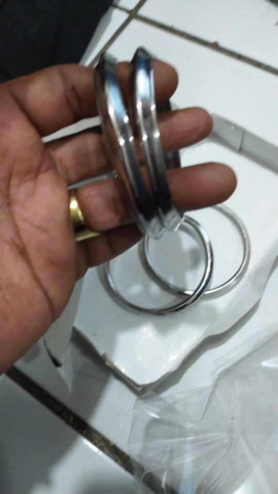 Gelang Pria Baja Stainless Steel Bulat Sorong Anti Karat