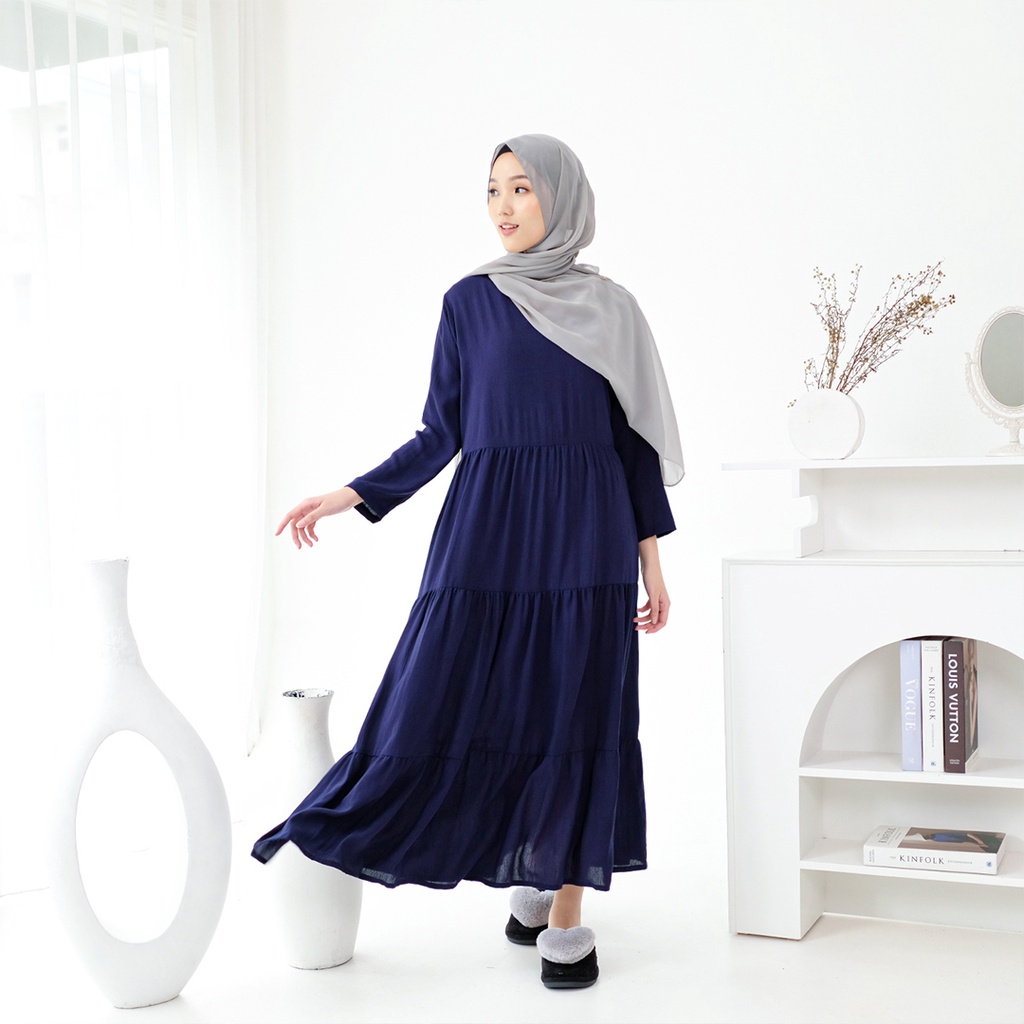 Cielyn - Madelina Rayon Premium Dress Wanita Dewasa ( Raya Collection )