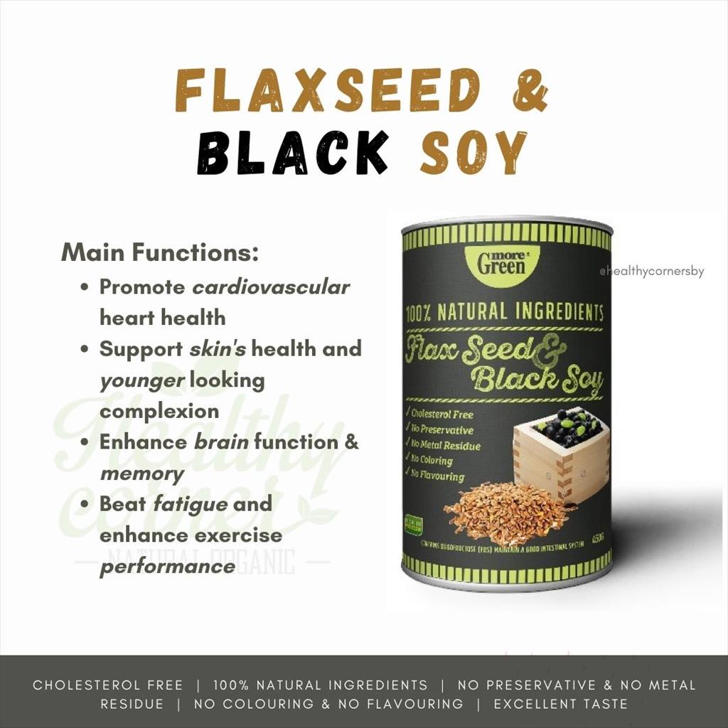 

More Green - Flaxseed & Black Soy Powder 500gr