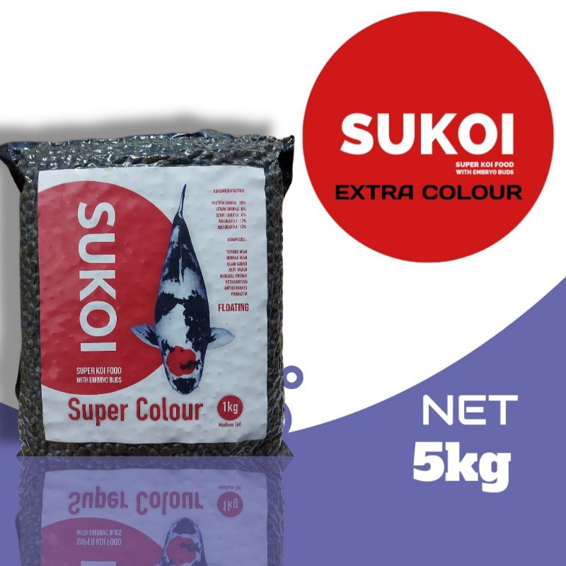 Pakan koi SUKOI COLOUR 5KG