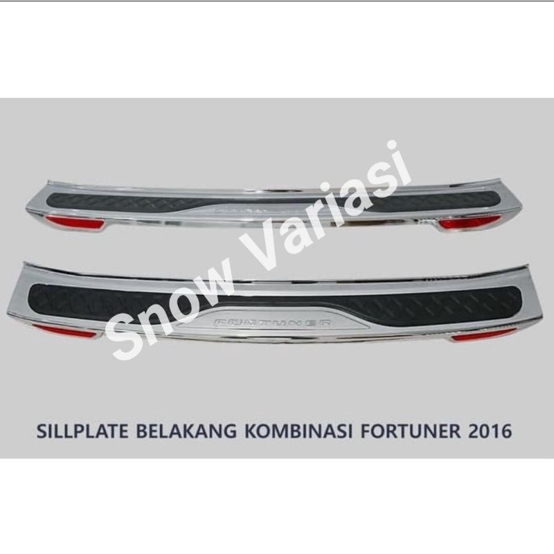 Sill Plate / Sillplate Belakang All New Fortuner TRD Sporty Chrome